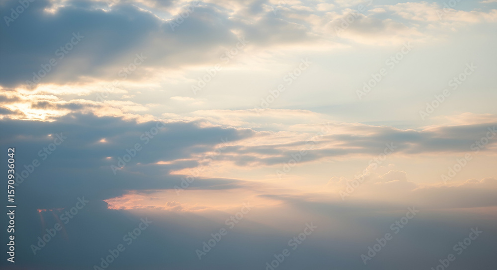 Obraz premium sun and clouds