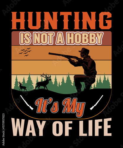 Hunting Tshirt Design