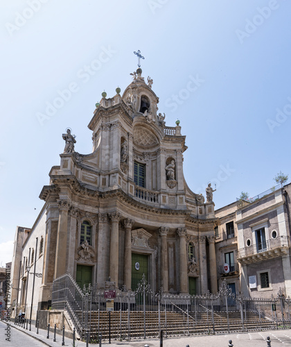 Catania, Italy - 06232023:Basilica della Collegiata