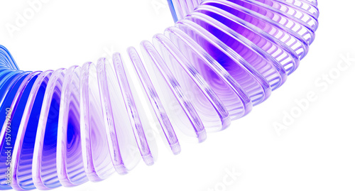 Fototapeta Naklejka Na Ścianę i Meble -  Abstract 3d background with glass row of triangle plate shape render. Hologram gradient wave line pattern. Digital tech banner, data array or structure. Futuristic architecture design