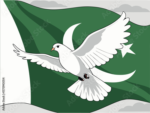 Pakistan Independence Day Celebration 14 August Poster, card, banner, template, Pakistan national holiday august 14th. Independence day card, created