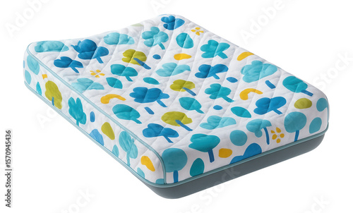 Wallpaper Mural Machine-washable changing table pad with a vibrant, colorful design for a lively nursery. Torontodigital.ca