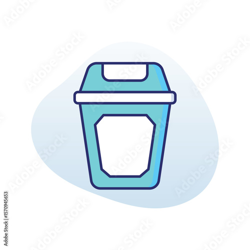 Trash Can vector icon