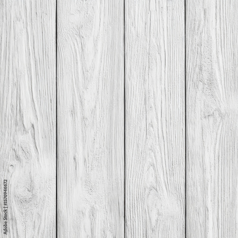 Naklejka premium Close-up of vertically oriented pale grey wood planks, exhibiting subtle grain patterns and a smooth texture