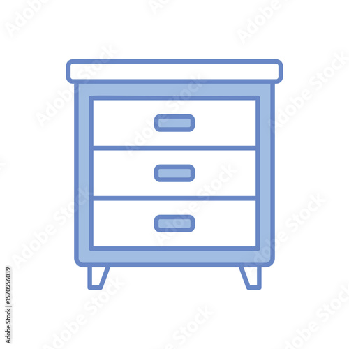 Nightstand vector icon