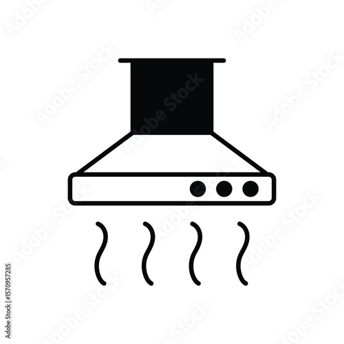 Extractor Hood vector icon