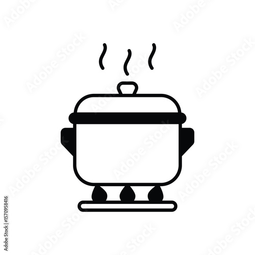Cooking Pot vector icon