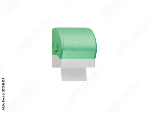 paper towel dispenser icon 3d illustration render