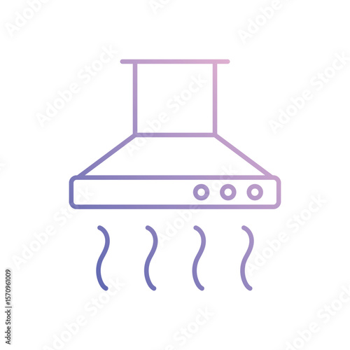 Extractor Hood vector icon