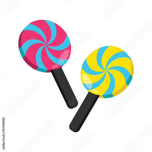 lollipop Vector style icon. Eps 10 file