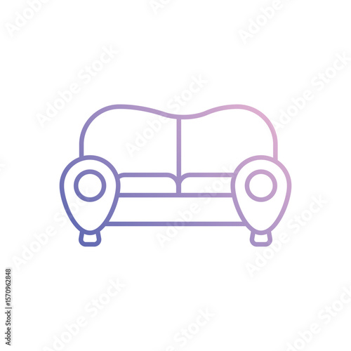 Sofa vector icon