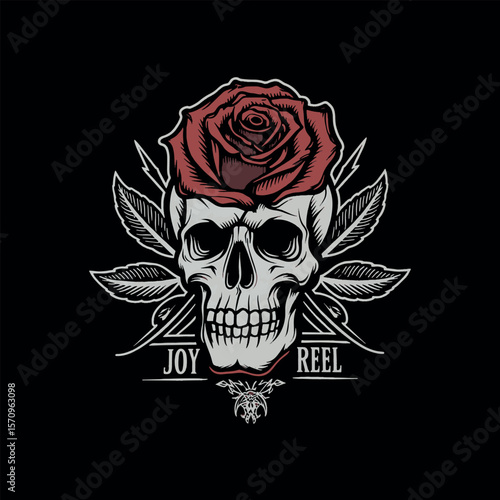 skull t shirt design