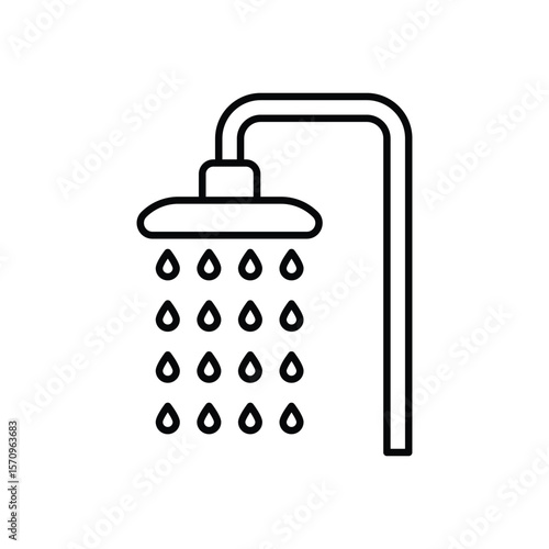 Shower  vector icon