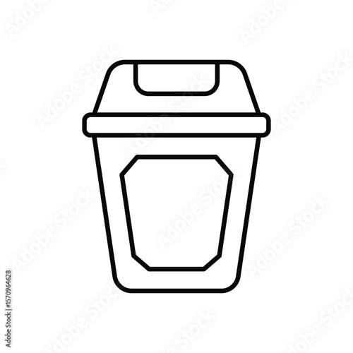Trash Can vector icon