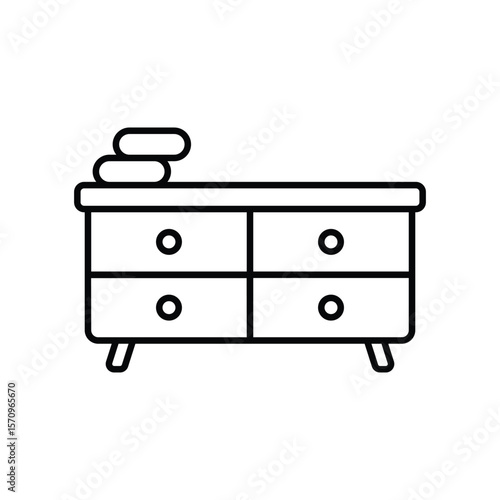 Console Table vector icon