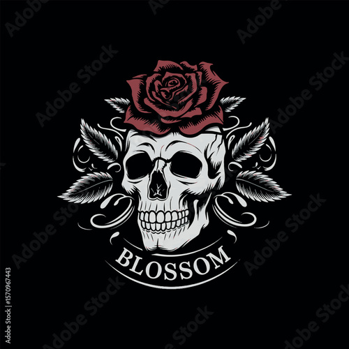 skull t shirt design