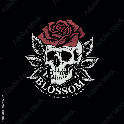 skull t shirt design