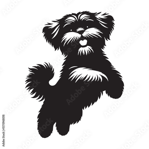Wallpaper Mural Proud Shih Tzu digital black form, making an impactful statement in any design - Shih Tzu silhouette - Shih Tzu Vector - Silhouette of Shih Tzu - dog silhouette

 Torontodigital.ca