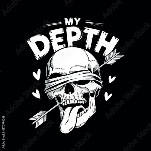 skull t shirt design