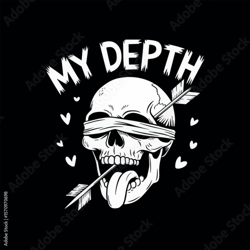 skull t shirt design