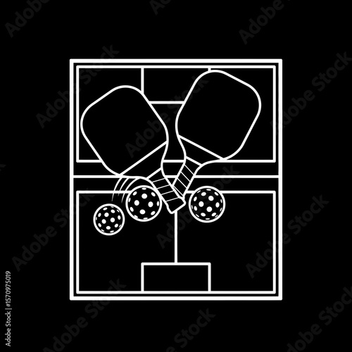 Black Silhouette Icon: Caucasian Rugby Player Man Studio Pose