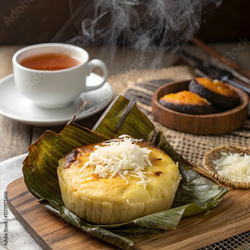 Bibingka Bliss in Banana Leaf Wrap