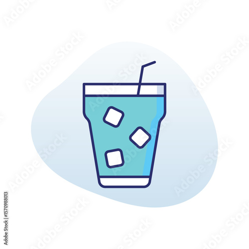 Gin Tonic vector icon
