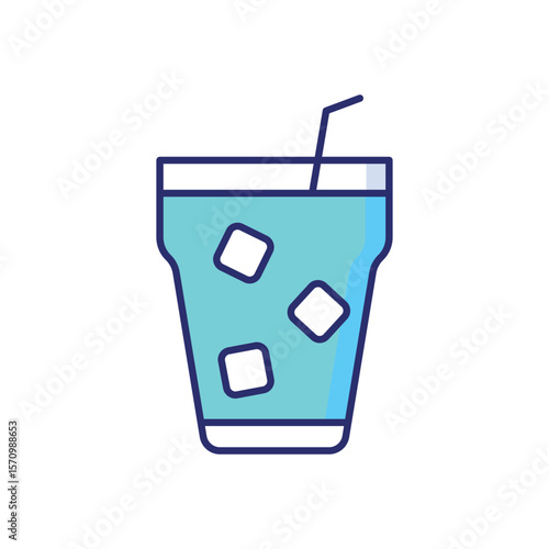 Gin Tonic vector icon