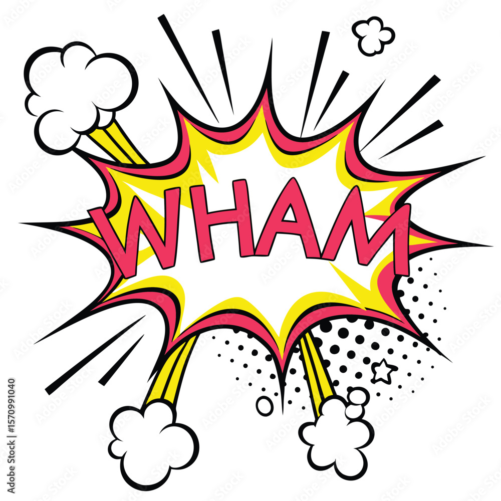 Comic book style explosion speech bubble Comic book style explosion speech bubble