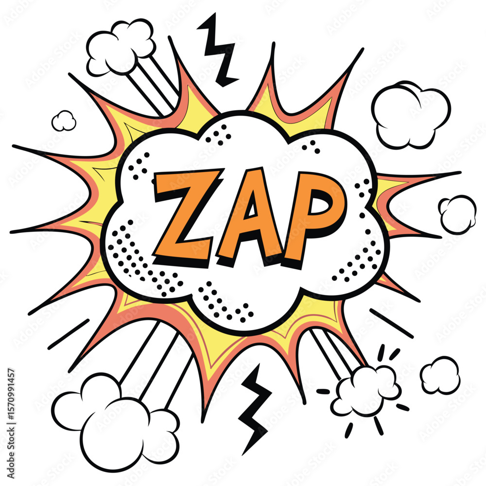 Comic book style speech bubble Comic book style speech bubble