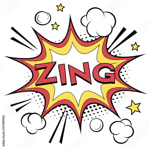 Comic book style sound effect graphic