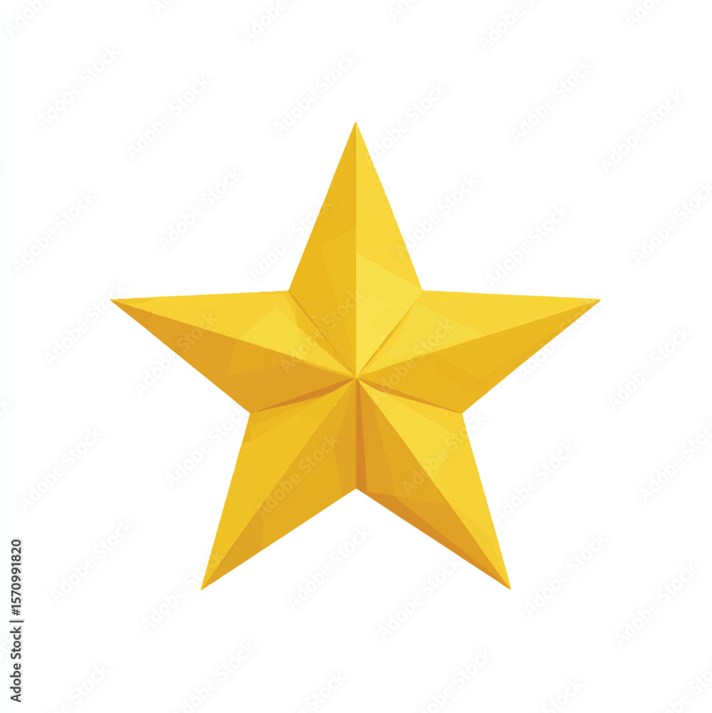 Obraz premium star isolated in White Background, star vector, Flat lay vector illustration