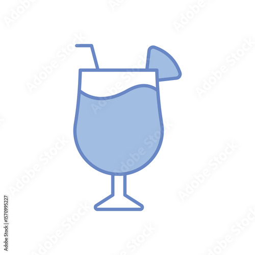 Fire Cocktail vector icon