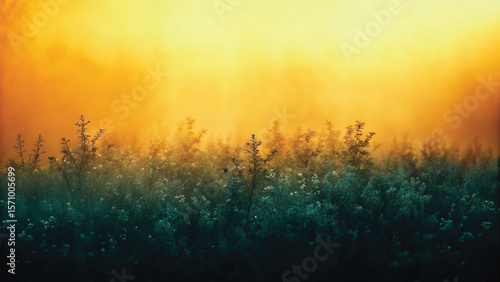 Abstract grunge background with fiery orange and yellow clouds, textured like vintage paper, for your artistic design