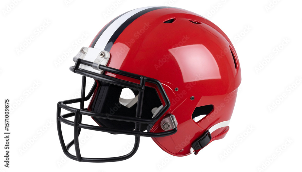 Fototapeta premium Football helmet isolated on white background.