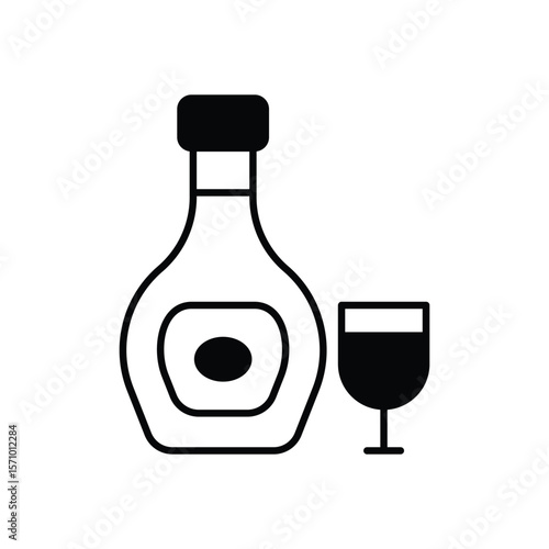Cognac  vector icon