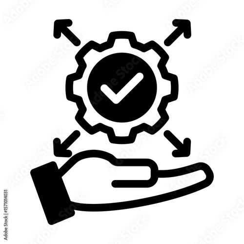 Automated Logistics Control System from the Business Automation icon collection (Mixed Style)