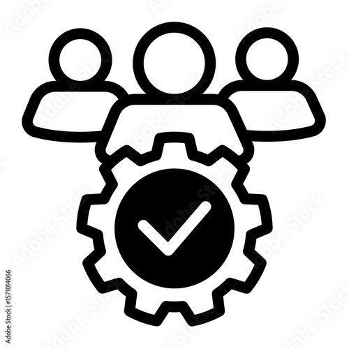 Customer Relationship Management Platform from the Business Automation icon collection (Mixed Style)