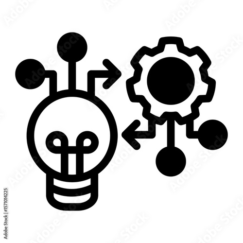 Innovation Deployment Module from the Business Automation icon collection (Mixed Style)