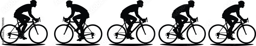 Fototapeta premium Silhouettes of business professionals team standing in formal attire, men and women executives, corporate workforce, office group vector illustration