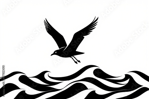 vector illustration of an eagle