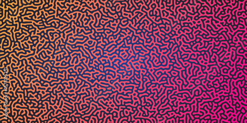 Abstract truing organic wallpaper Turing reaction diffusion monochrome seamless pattern with chaotic motion. Turing reaction diffusion monochrome seamless pattern with chaotic motion.