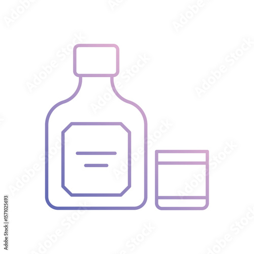 Whiskey  vector icon