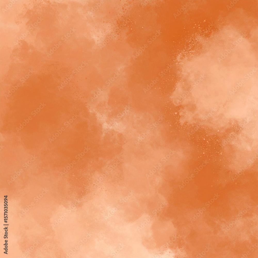 Fototapeta premium Abstract Orange Watercolor Texture Background
