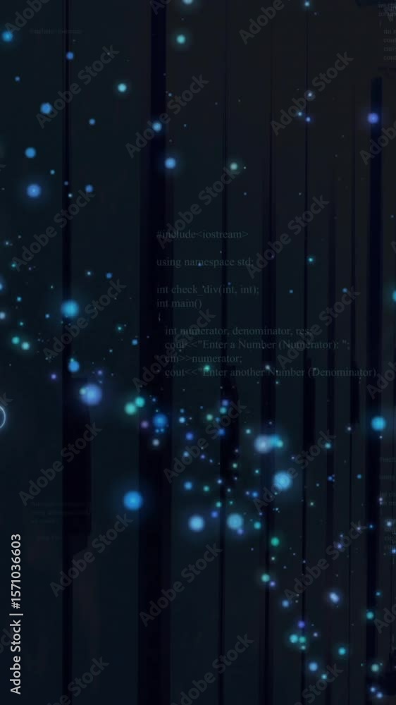 Animation of computing data processing over computer servers Animation of computing data processing over computer servers