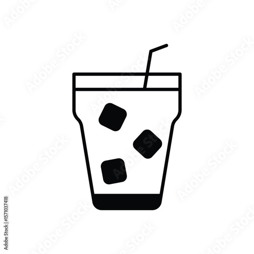 Gin Tonic vector icon