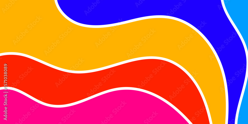 Obraz premium Abstract Background with Layered, Curved Shapes (2)