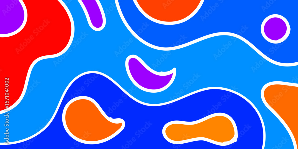 Abstract design with layered shapes in vibrant colors Abstract design with layered shapes in vibrant colors