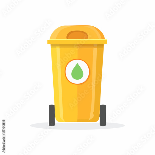 trash isolated on white