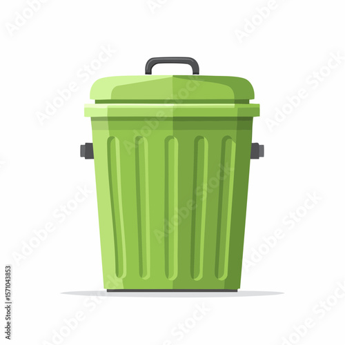 trash isolated on white